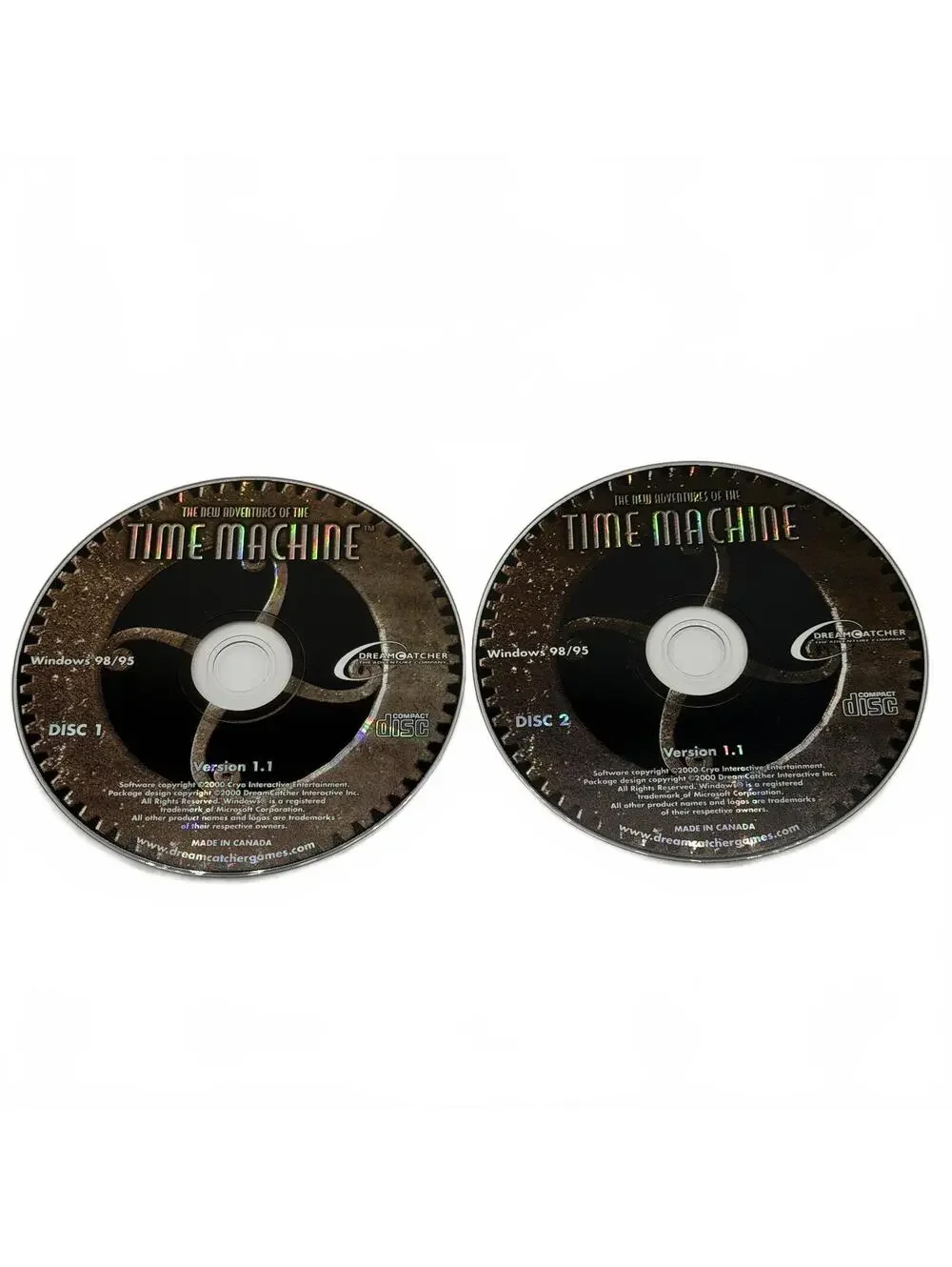The New Adventures of the Time Machine (2000) - PC CD-ROM Video Game Disc Only